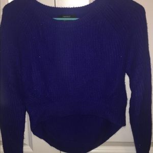 Cobalt Blue Forever 21 Sweater